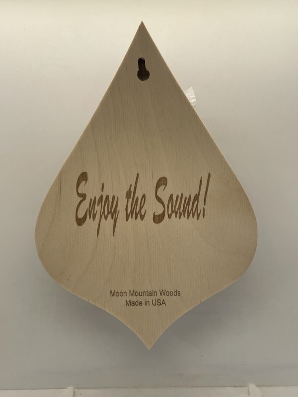 DH5WBMSIM-5 string door harp with Walnut border and simple Maple inlay - Image 3